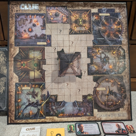 Game of Thrones Clue Board Game by Hasbro - Picture 6 of 8